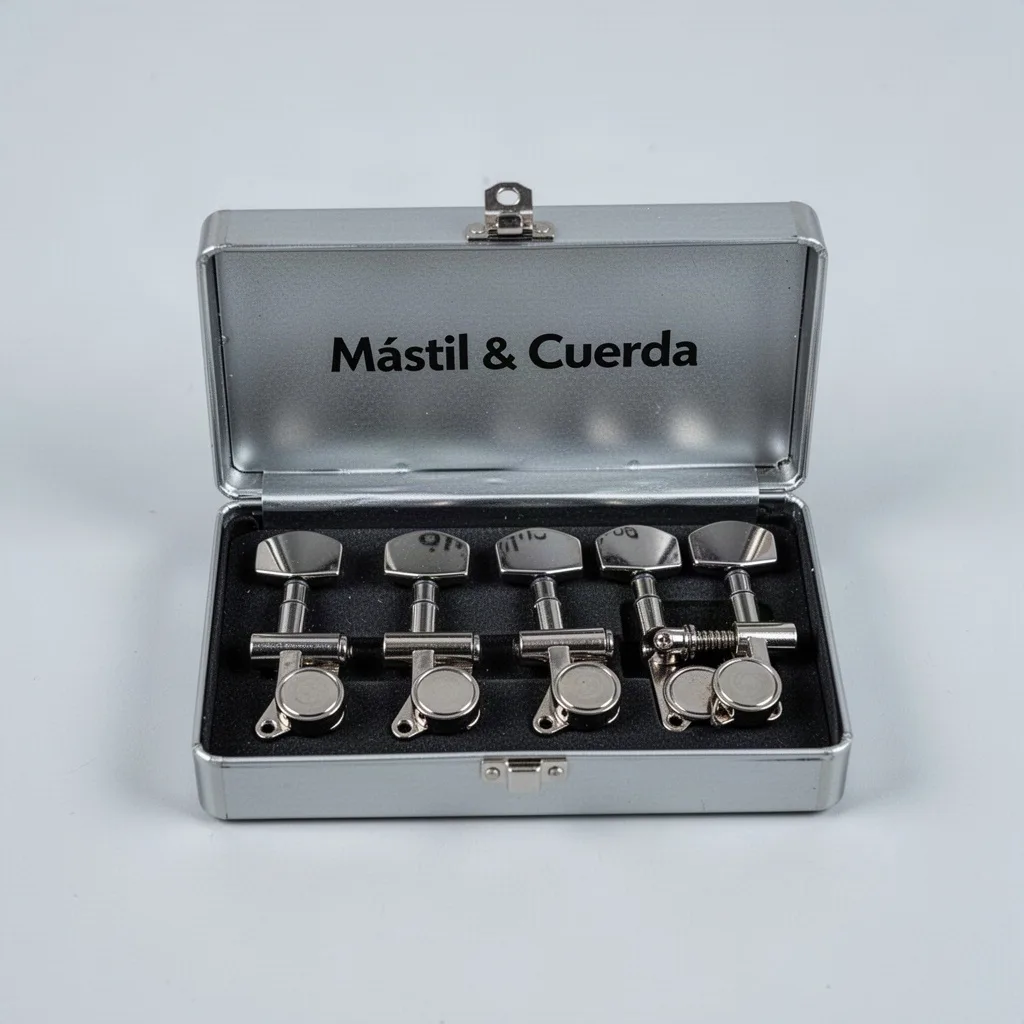 Mástil & Cuerda - Clavijeros de Mecánica Cerrada 6 en Línea